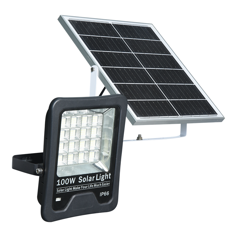 PY-SLFL20-100W リチウムイオン電池ソーラー投光器