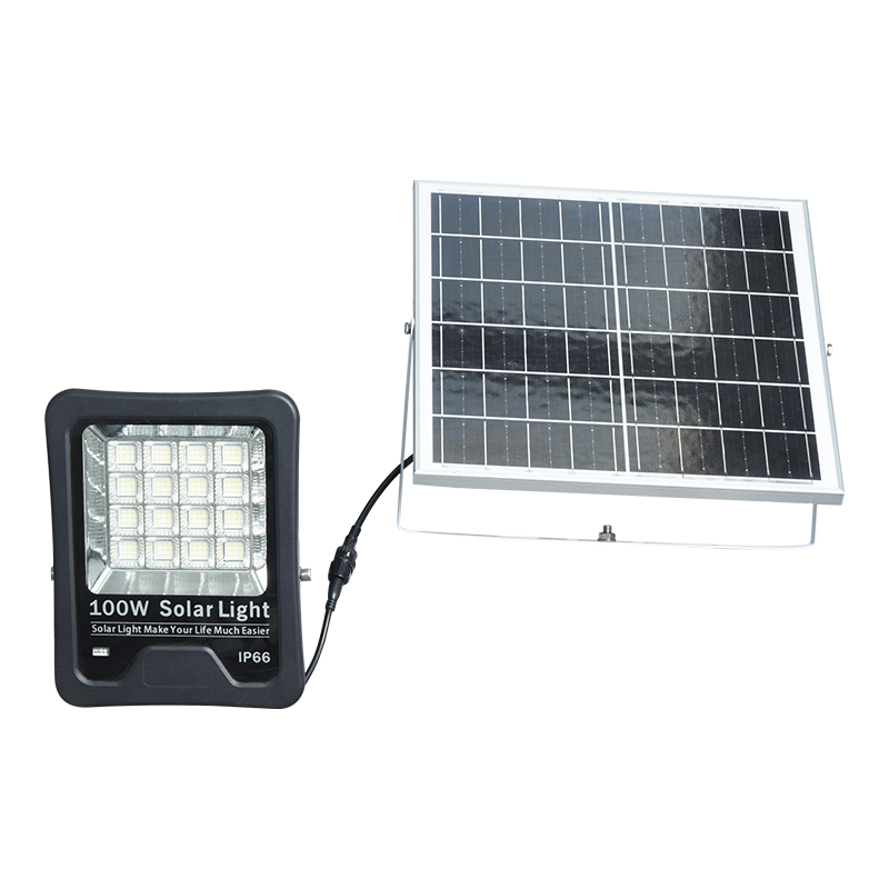 PY-SLFL20-100W リチウムイオン電池ソーラー投光器